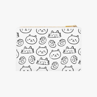 Cat Doodles Accessories Bag