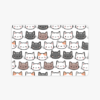 Cute Cat Pattern Pet Food Mat