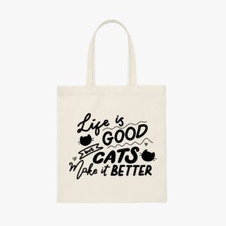 Life is good canvas bag