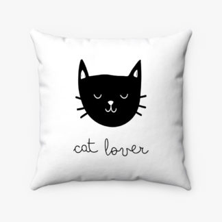 Cat Lover Throw Pillow